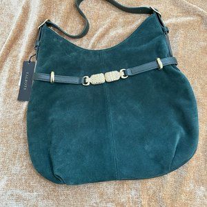 Talbots Suede green purse